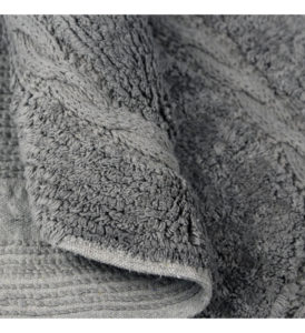 LAGUNA tappeto da bagno 100% cotone varie misure e vari colori - Malva LAGUNA Tappeto Da Bagno 100% Cotone GRIGIO